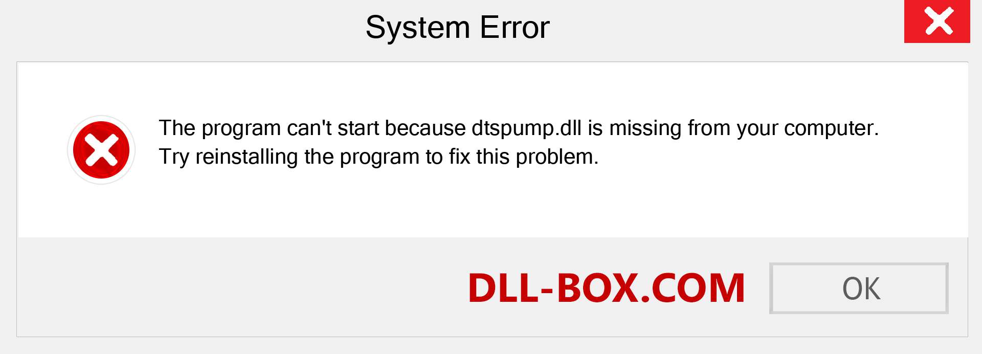  dtspump.dll file is missing?. Download for Windows 7, 8, 10 - Fix  dtspump dll Missing Error on Windows, photos, images